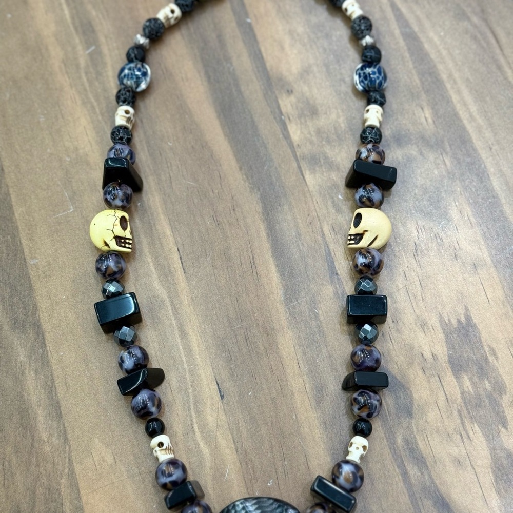 Skull Beaded Necklace